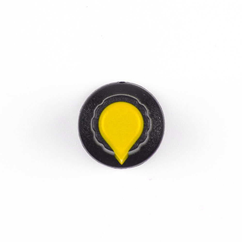 Жёлтая крышка для потенциометра WH148 15мм*17мм